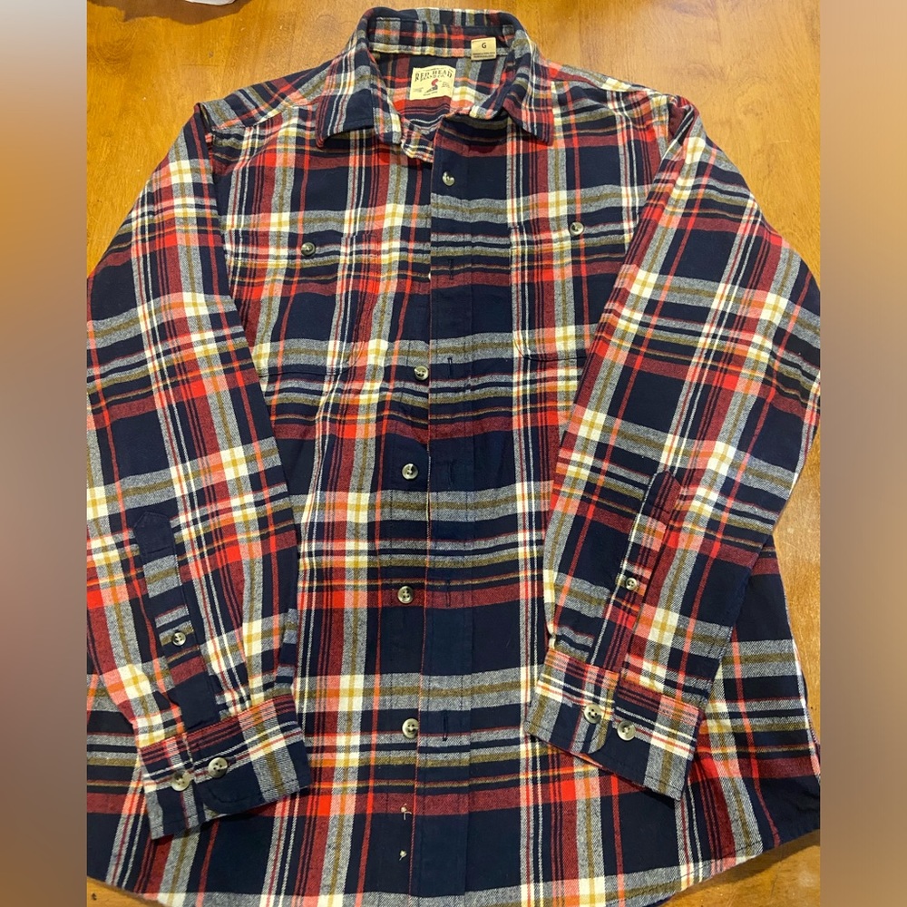 Men’s Red Head Brand Co  Button Up Cotton Shirt Multi Colored